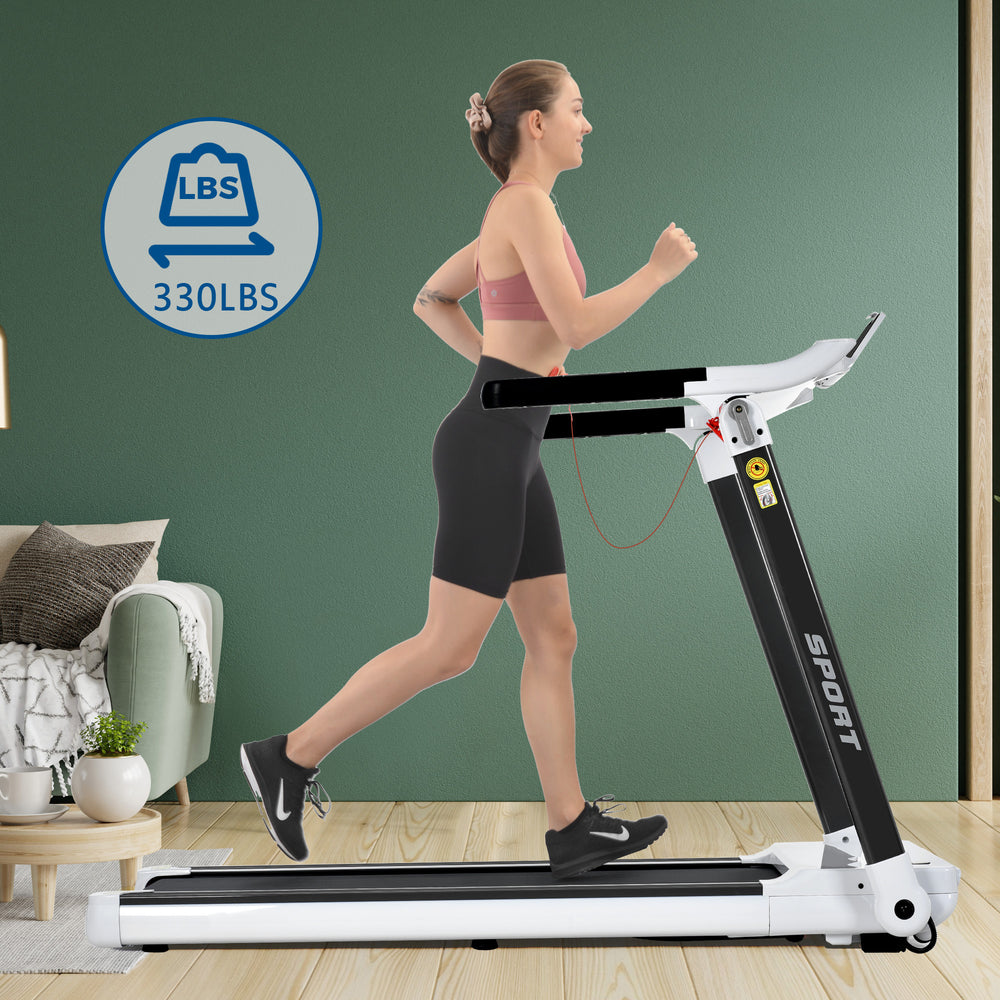 FitFold Treadmill: Your Personal Home Fitness Buddy with Bluetooth!