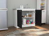 Sleek Utility Sink with Cabinet