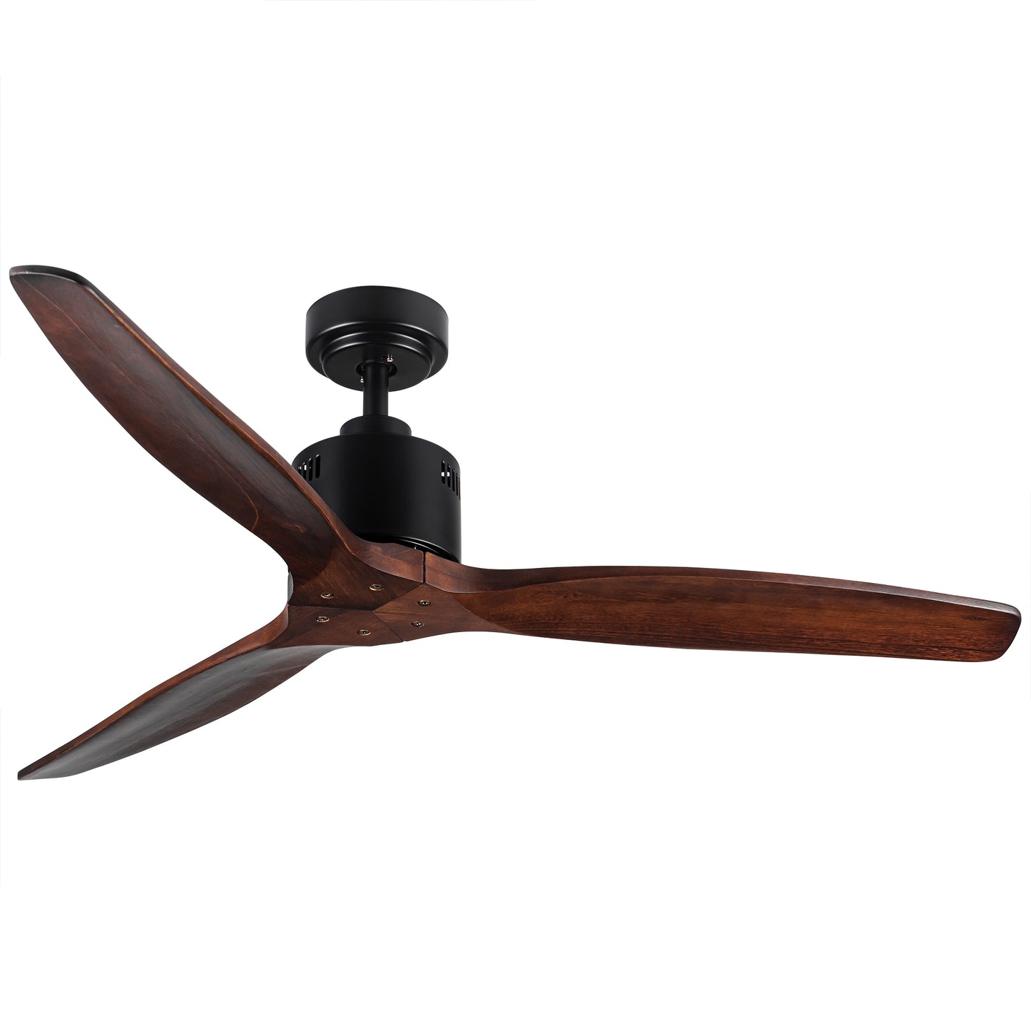 Rustic Brown Ceiling Fan with Remote Control