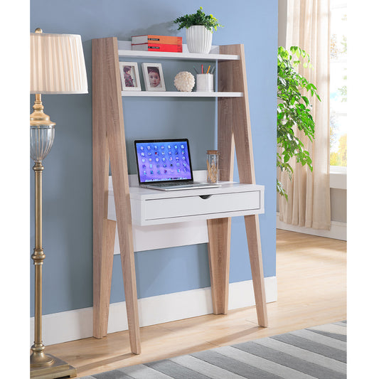 Cozy Two-Tone Ladder Desk