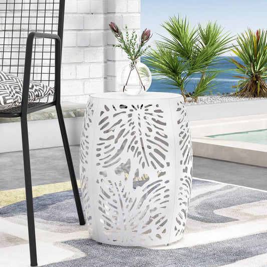 Bold Metal Side Table