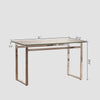 Elegant Glass Dining Set for Four