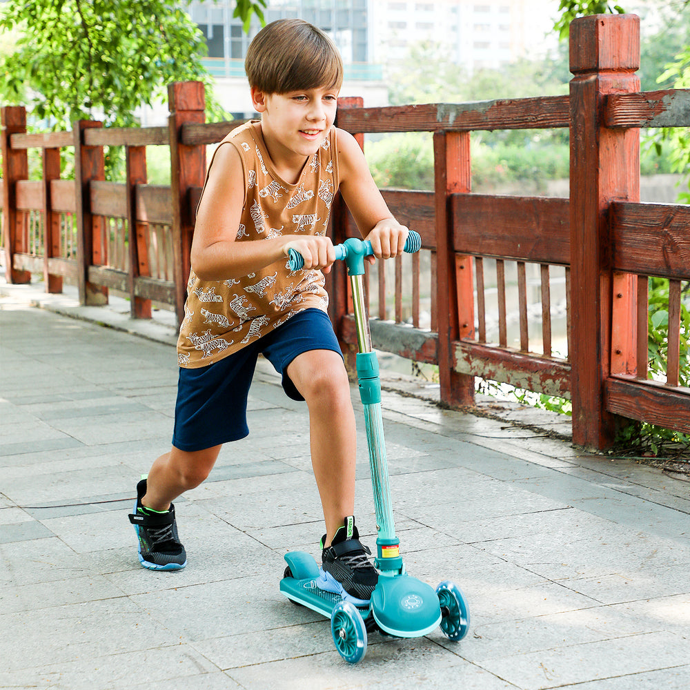 Kid's Kick Scooter: Fun & Adjustable Ride!