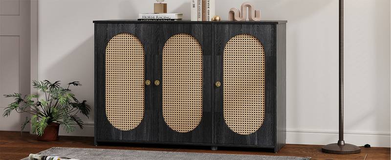 Vintage Vibes Rattan Sideboard