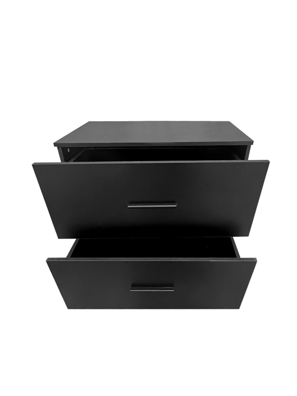 Sleek Black Lateral Filing Cabinet