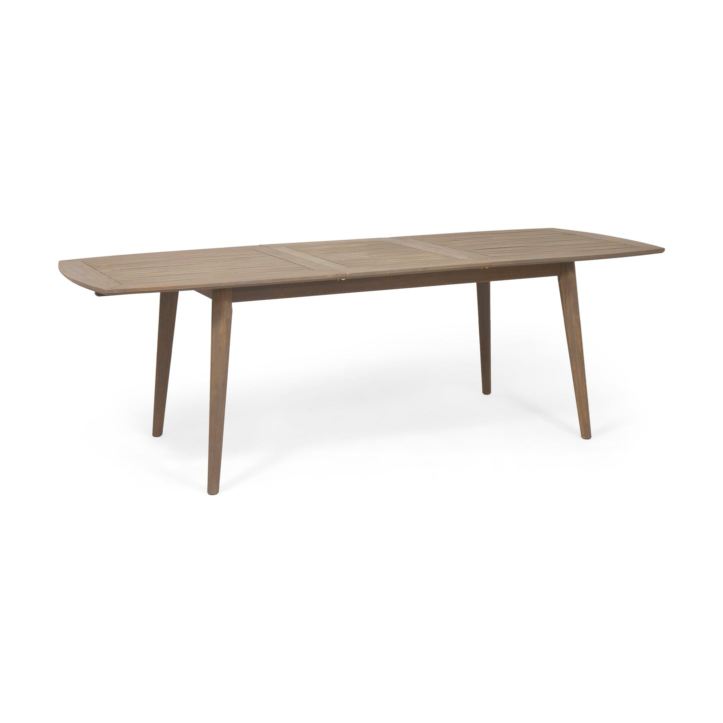 Stylish Gray Expandable Acacia Dining Table