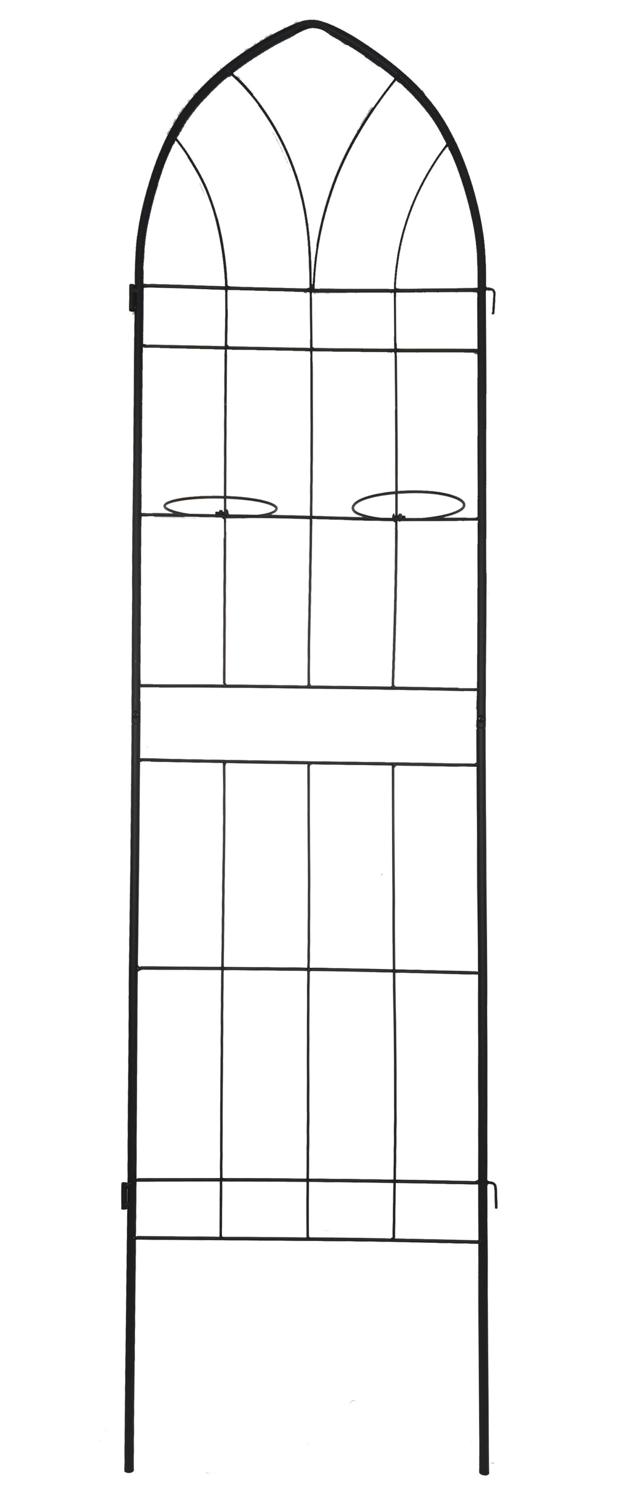 Dynamic Duo Garden Trellis - Rustproof Support for Climbing Plants