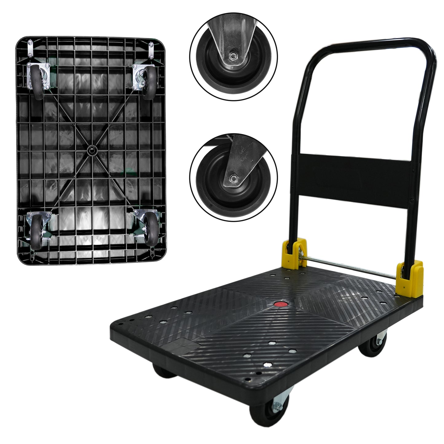 Ultimate Folding Hand Truck: Heavy-Duty Convenience!