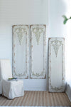 Trio of Elegant White Wall Panels