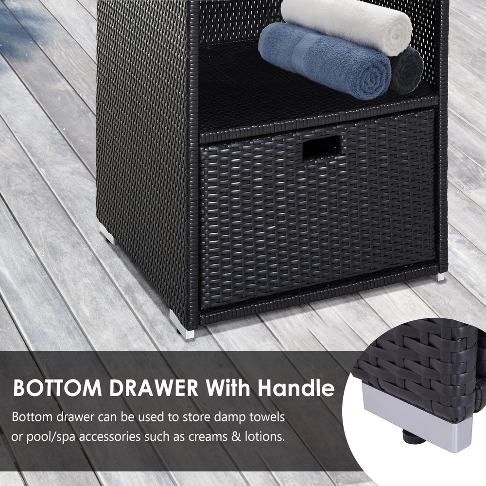 Chic Towel Rack & Spa Organizer