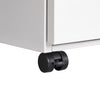 Lockable Mobile File Cabinet - Sleek Office Storage on Wheels