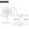 Sleek Black Adjustable Swivel Chair for Home & Office