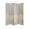 Rustic Wooden Folding Room Divider & Display Screen