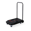 Versatile Foldable Black Trolley Cart