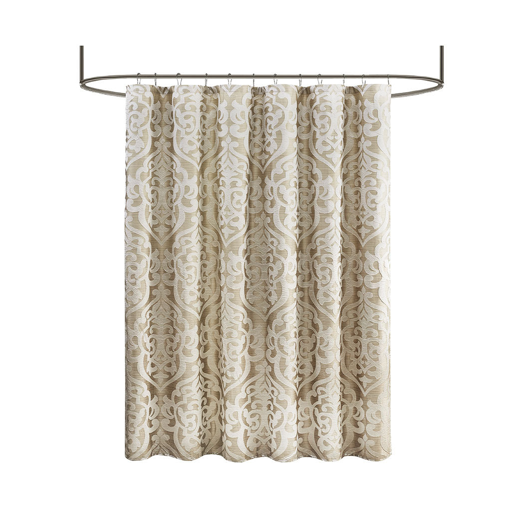 Chic Jacquard Shower Curtain