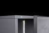 Stylish Double Door Glass Display Cabinet with LED Lights