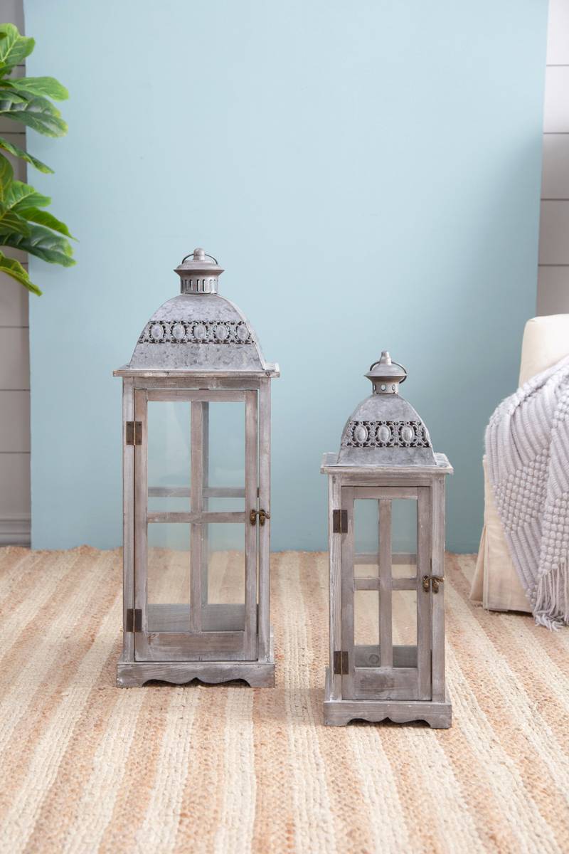 Charming Wooden Lantern for Home & Garden Decor