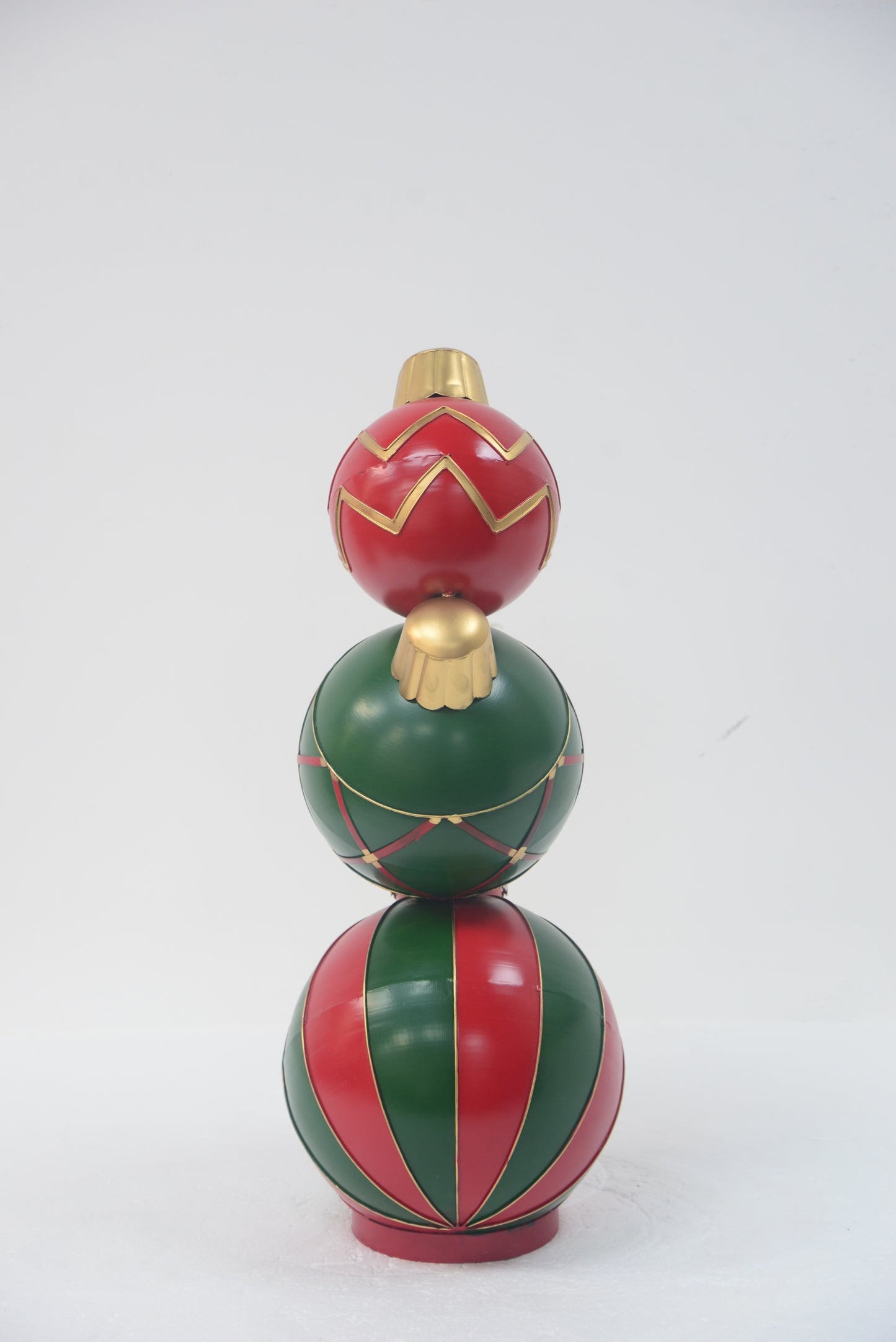 Festive Stacked Holiday Ornaments