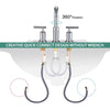 Sleek Chrome Widespread Bathroom Faucet with Pop-Up Drain