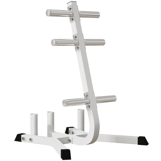 Soozier Olympic Weight Tree - Stylish Plate and Bar Storage Solution