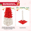 Bendable Fir Holiday Tree with Lights and Santa Hat Style