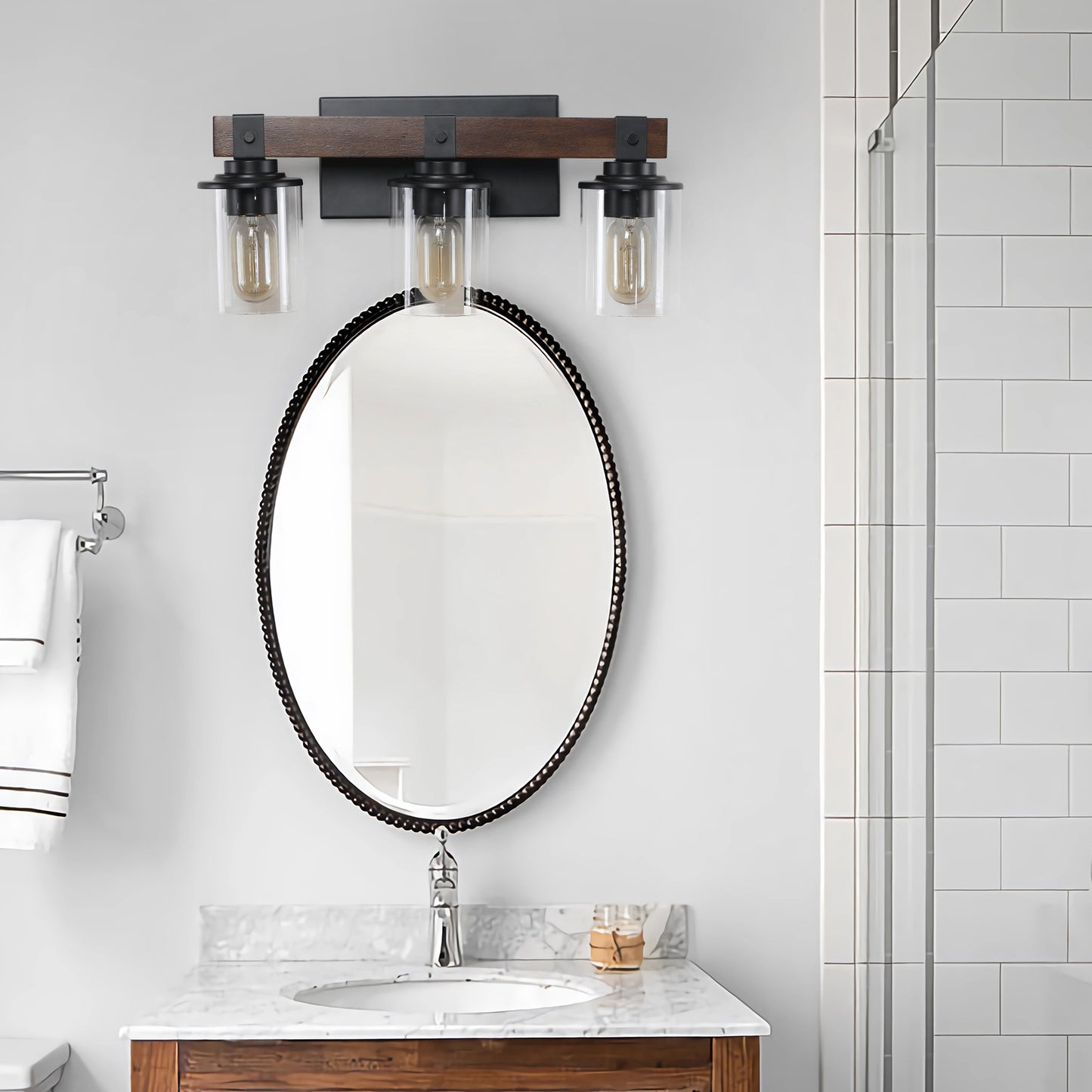 Rustic Charm Farmhouse Vanity Lights