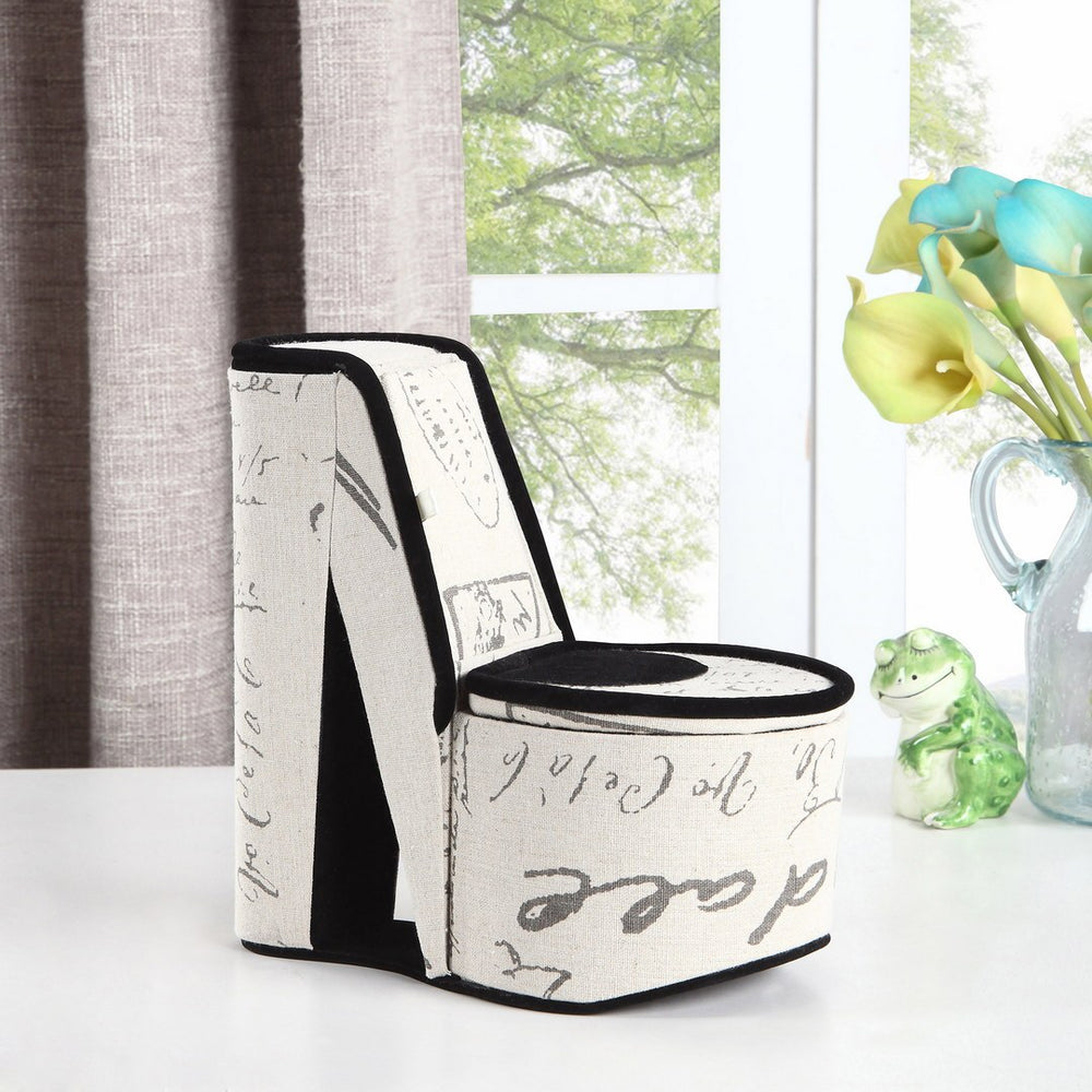 Chic High Heel Jewelry Box with Secret Storage