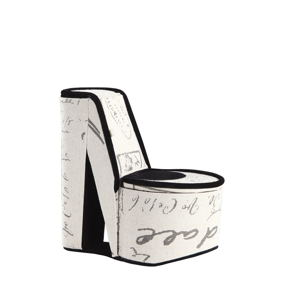 Chic High Heel Jewelry Box with Secret Storage