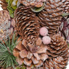 Cozy Pine Cone Wreath