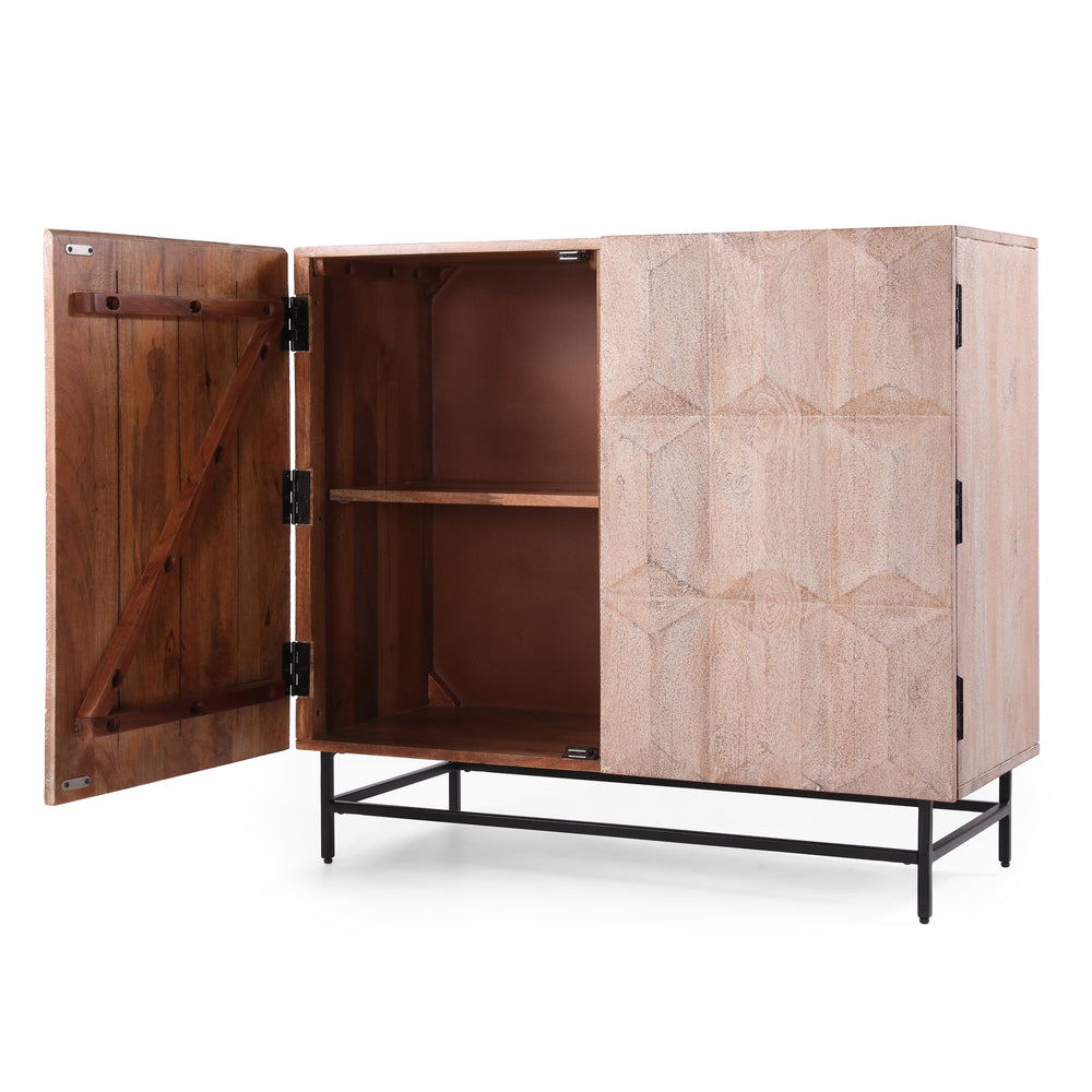 Geometric Elegance Cabinet