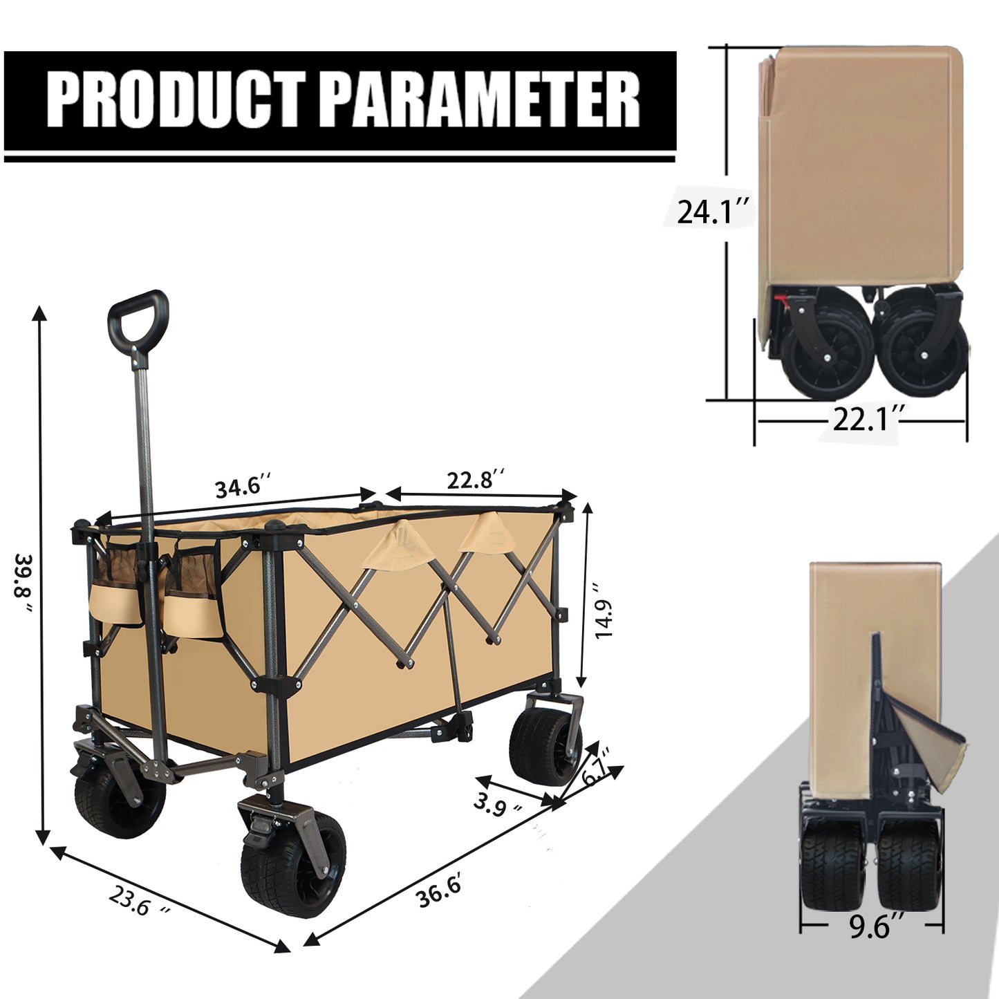 Beach Buddy Folding Wagon