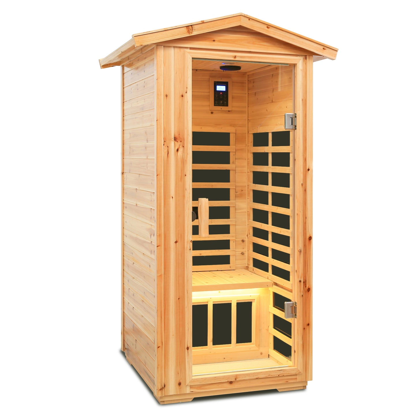 Cozy Infrared Outdoor Sauna for One