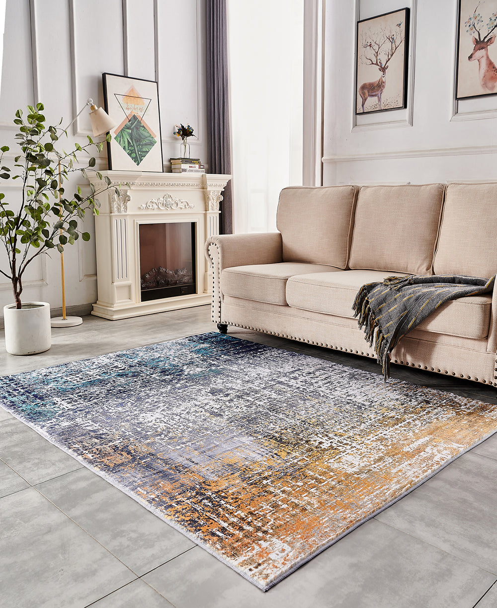 Soft Touch Abstract Area Rug