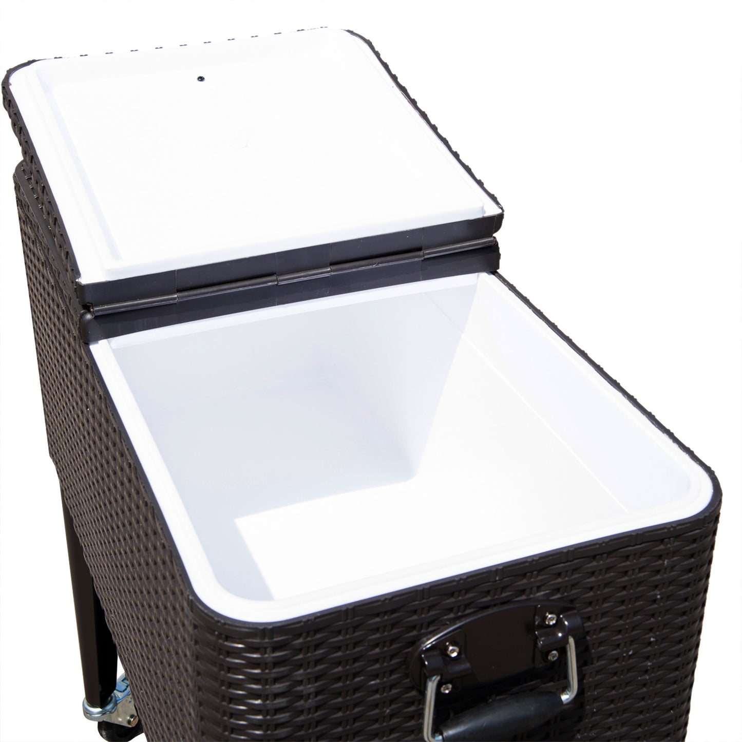 Outsunny Portable Party Cooler on Wheels