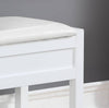 Chic Shoe Storage Bench in White