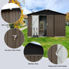 Chic Metal Garden Shed: Stylish Outdoor Storage Solution