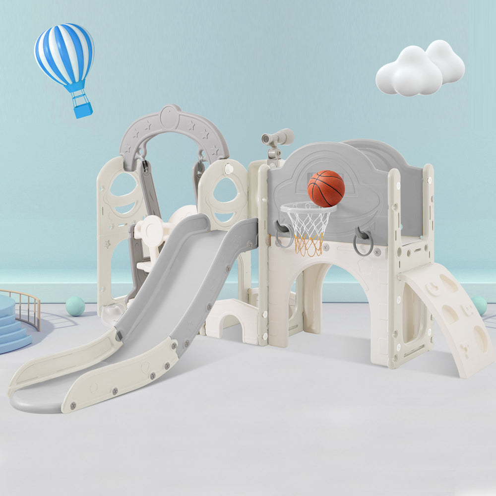 Ultimate Kids Playset: Slide, Swing, and Climb Fun!