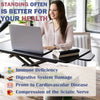 Smart Standing Desk Converter – Shift to Comfort!