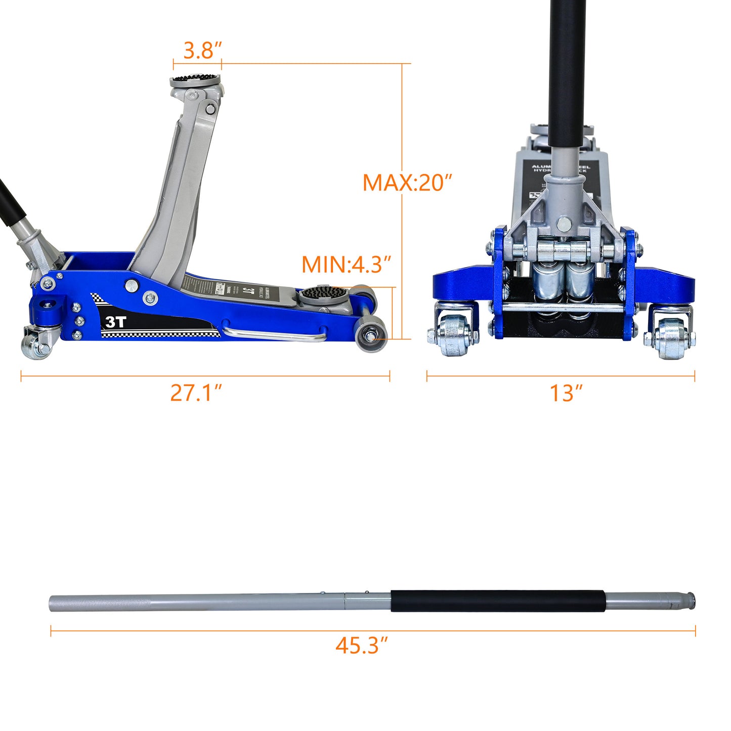 Heavy-Duty Horizontal Jack