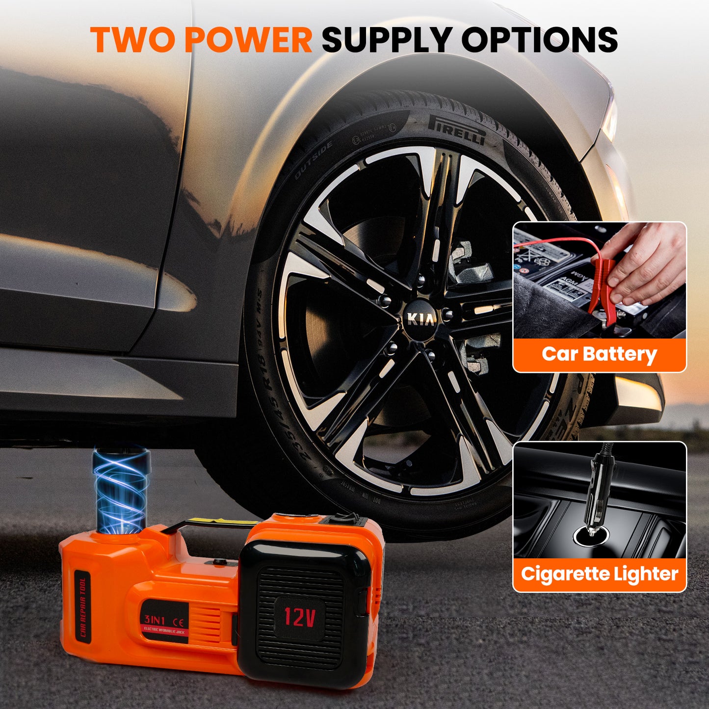 Power Lift Electric Car Jack Kit