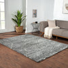 Elegant Grey & Cream Trellis Rug