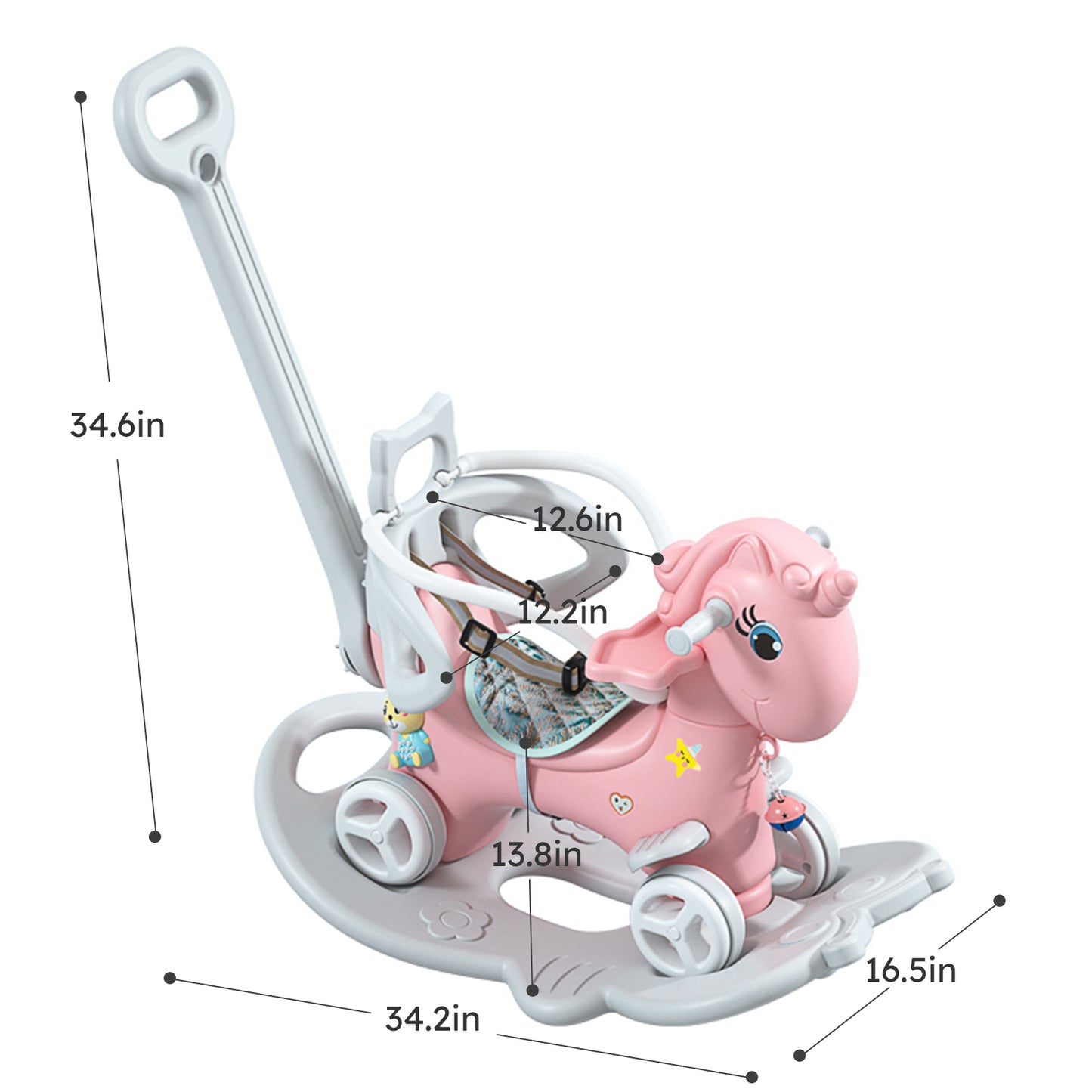 Unicorn Rocking Ride-On for Kids