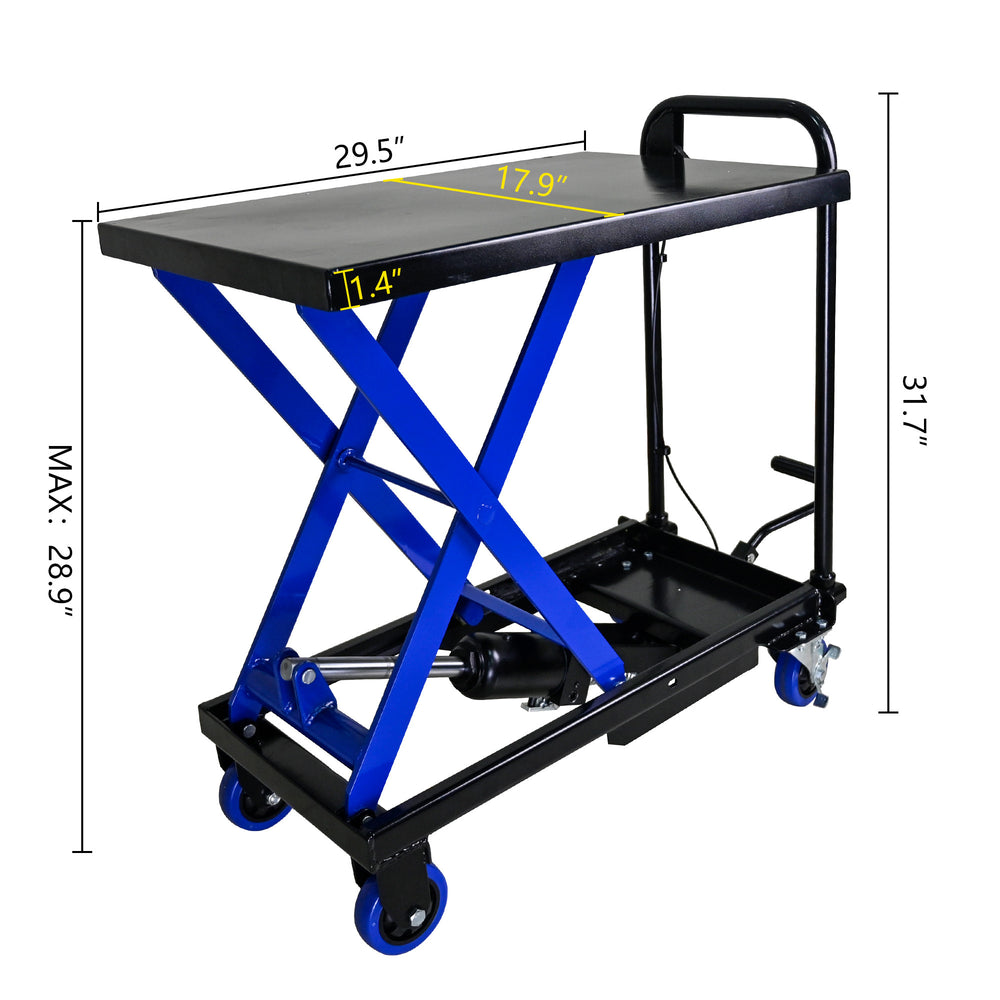 Heavy-Duty Hydraulic Trolley - Easy Transport & Maneuverability!