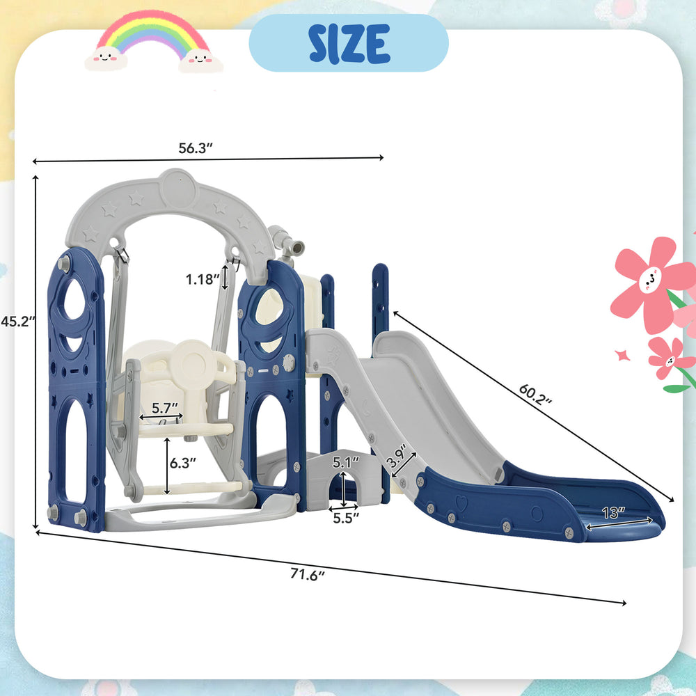 Adventure Playground for Tots: Slide, Swing & Climb Fun!