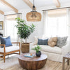 Coastal Boho Rattan Chandelier - Perfect for Any Room!