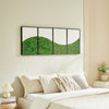 Mossy Wave Metal Wall Art Set