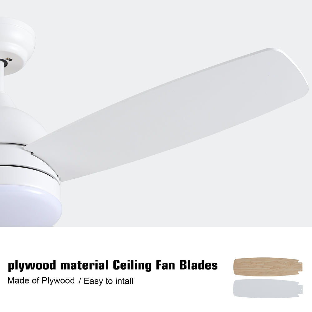 Sleek LED Ceiling Fan with Remote Control