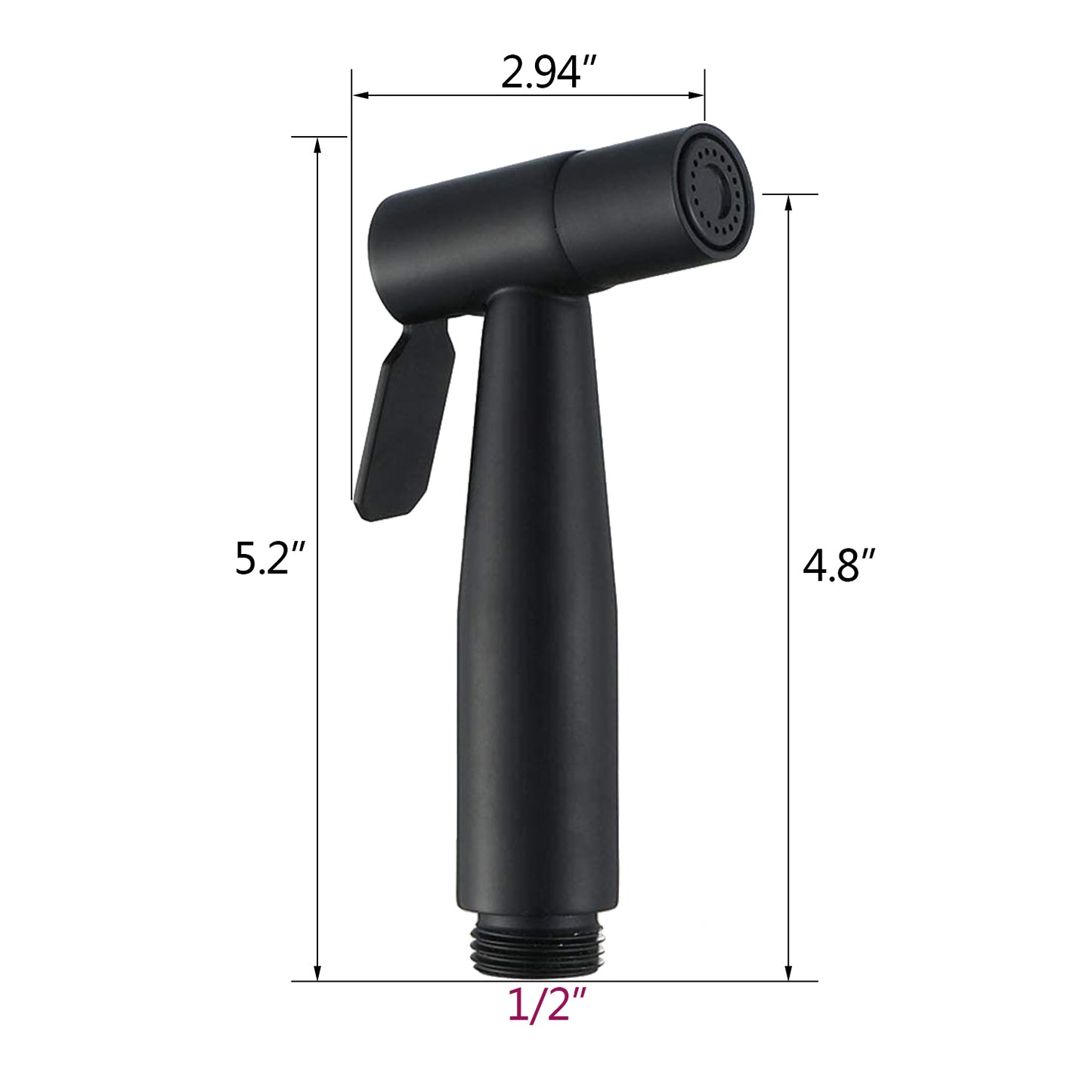 Matte Black Handheld Bidet Spray