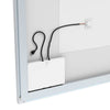 Smart Touch LED Bathroom Mirror with Adjustable Lighting