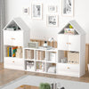 Cozy House Bookshelf for Kids: Fun Storage for Books and Toys!